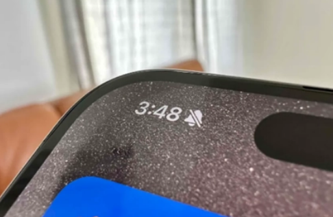 上街苹果15pro维修站分享如何隐藏iPhone15Pro上静音铃声图标 