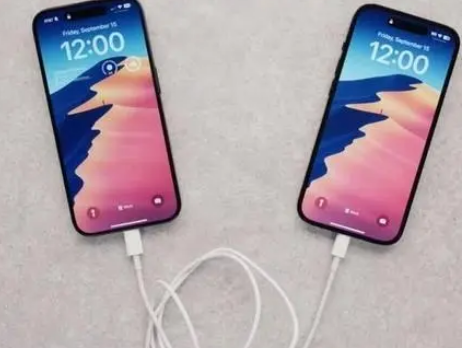 上街苹果15维修店分享iPhone15可以给安卓充电吗 
