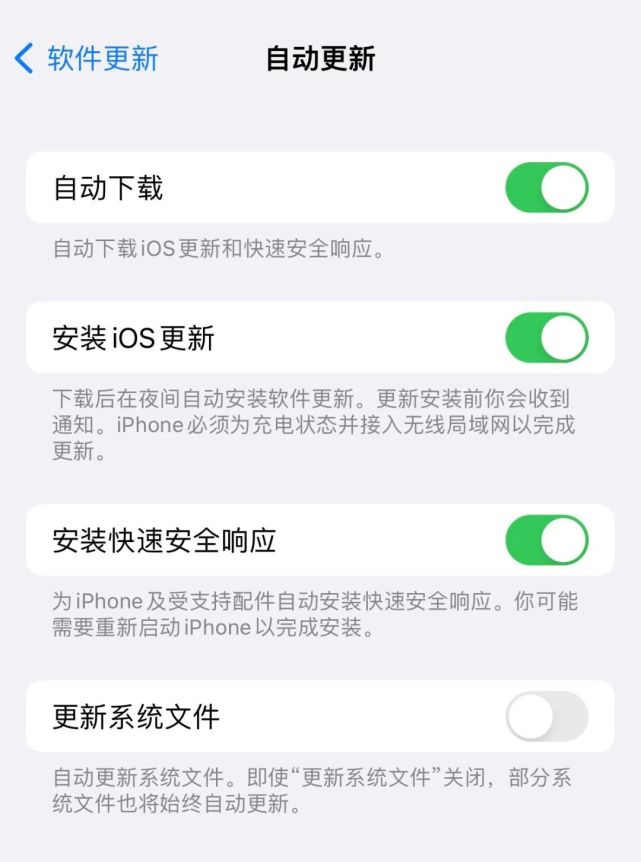 上街苹果手机维修分享苹果快速安全响应更新有必要安装吗 
